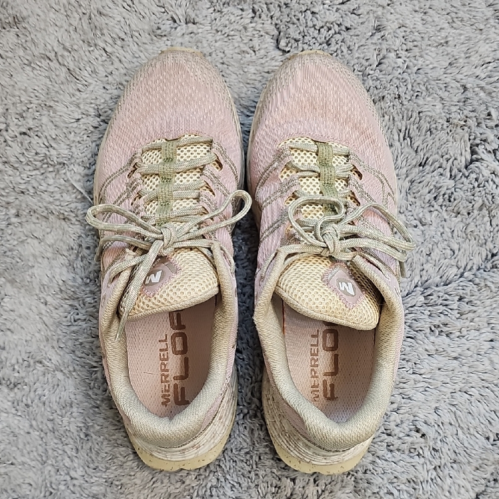 Merrell Women's Athletic Shoes in Pink and Cream